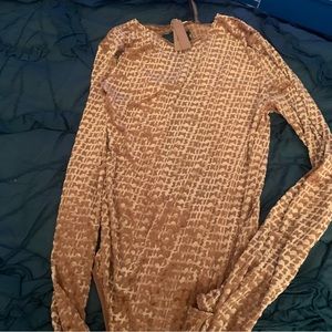 SKIMS VELVET GLOVE BODYSUIT SIZE L NWT